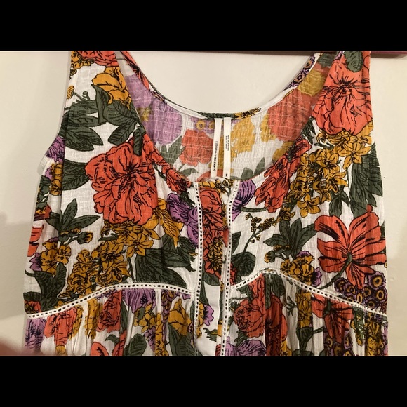 Anthro flowy floral tank - Picture 3 of 4